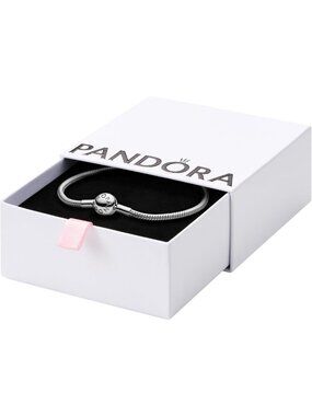 Charming Snake Chain Bracelet for Moments, Adjustable & Elegant Jewelry Gift